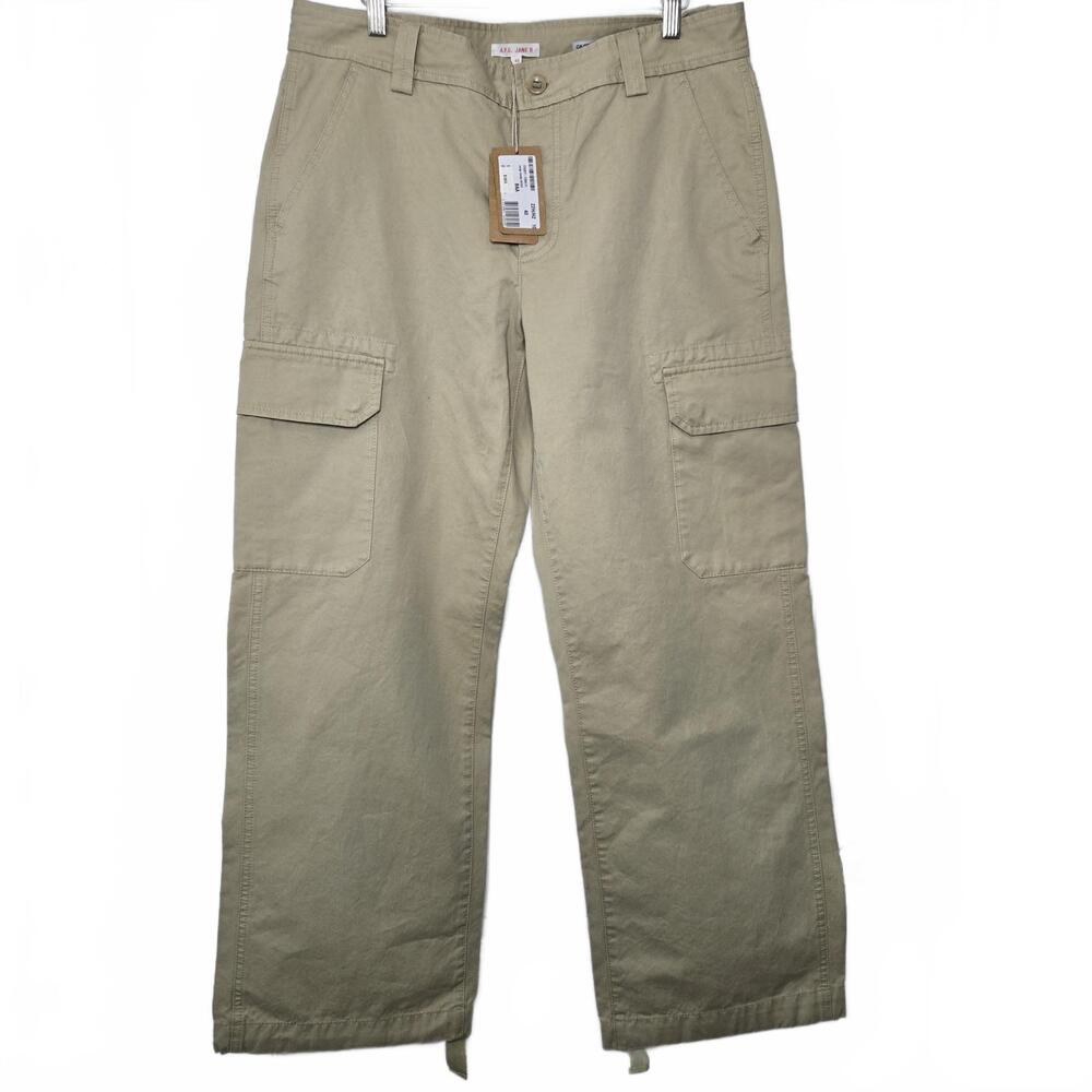 New A.P.C Wide Leg Pants Men's FR 40 Jane Birkin Beige Cargo Ninety 34 Waist